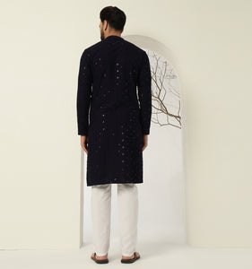 Aabid Embroidered Sequin Kurta