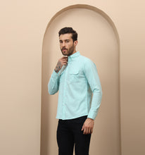 Load image into Gallery viewer, Cyan Utility Shirt

