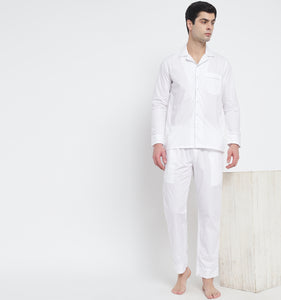 White Pyjama Set