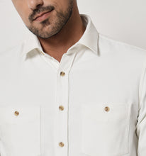 Load image into Gallery viewer, Milky White Corduroy Shirt
